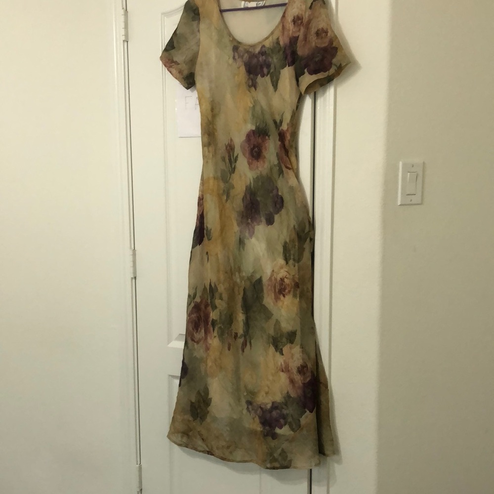 Vintage floral dress
